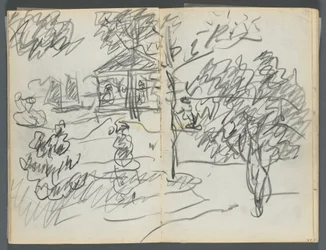 Sketchbook, The Dells, N° 127, pagina 066 e 67: Paesaggio