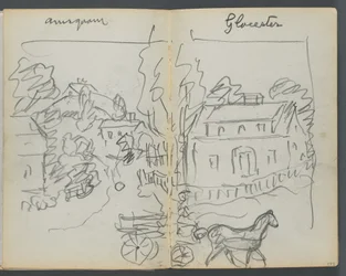 Sketchbook, The Dells, n. 127, pagine 176 e 177: "Annisquam - Glocester".
