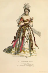 Costume per il ruolo di La princesse d