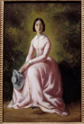 Ritratto della cantante Pauline Viardot (1821-1910) (dipinto di Maurice Sand)
