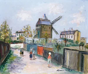 Il Mulino della Galette, 1930 circa (olio su tela)