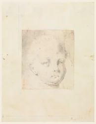 Disegno, studio: Testa di ragazzo, 1810-34