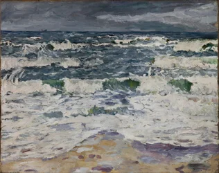 Giornata grigia al mare