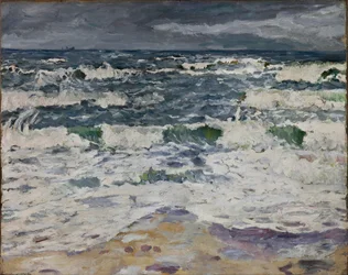 Paesaggio marino, 1907 circa (olio su tela)