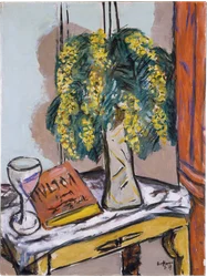 Natura morta con mimose