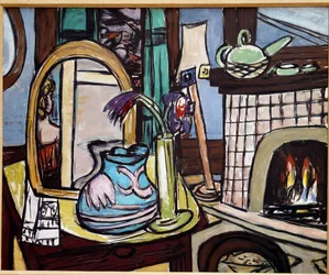 Natura morta con gabbiani dipinto da Max Beckmann (1884-1950)