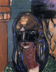 Donna con maschera