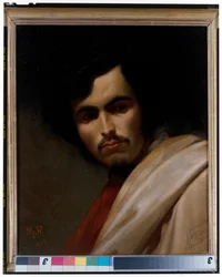 Ritratto del pittore Nikolaus Gysis (1842-1901), busto