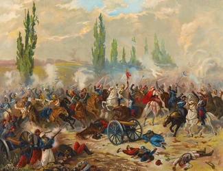 Combattimento di cavalleria, battaglia di Mars-la-Tour