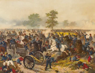 Attacco della cavalleria tedesca nella battaglia di Worth