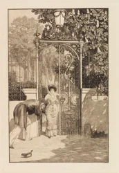 Al cancello dalla serie Un amore, Opus X, 1887