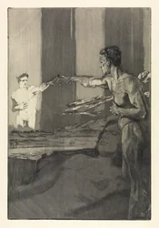 Filosofo (Sulla morte, seconda parte, Opus XI, foglio 4)