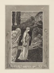 Psiche nel Tartaro (Amore e Psiche, Opus V, tavola 39)