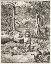 Simplicius presso la tomba dell