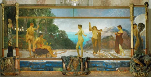 Il Giudizio di Parigi, trittico