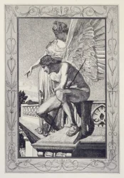 Venere mostra Psiche a Cupido, tavola 4 della serie «Cupido e Psiche: Opus V»