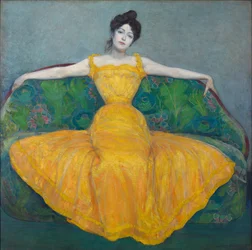 Signora in giallo, 1899