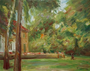 Vista dal viale dei betulle verso nord-ovest