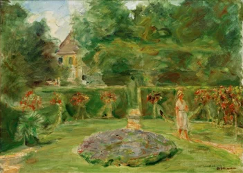 Il rondò nel giardino di siepi