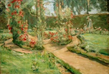 Il giardino delle rose a Wannsee con la figlia e la nipote