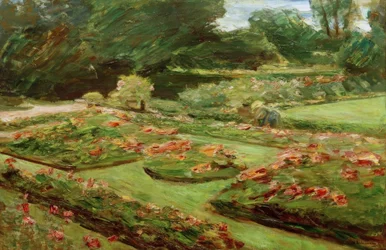 La terrazza dei fiori nel giardino di Wannsee verso nord-est
