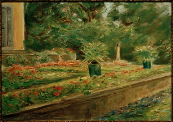 La terrazza dei fiori nel giardino di Wannsee verso nord-ovest