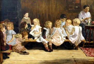 Tedesco: Kleinkinderschule in Amsterdam Scuola dell