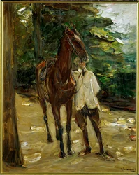 Groom con cavallo (ansimante)