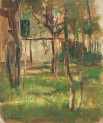 Casa con giardino