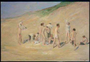 Ragazzi dopo il bagno
