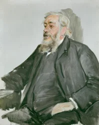 Justus Brinckmann / Dipinto da M. Liebermann