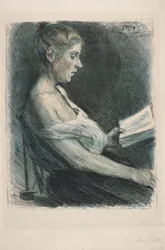 Ragazza che legge (Anna-Christine Mattuschka-Grisebach)