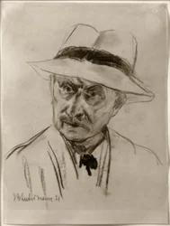 Max Liebermann, Autoritratto con cappello di Panama
