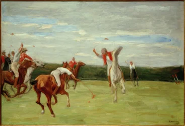 Giocatori di polo nel parco di Jenisch