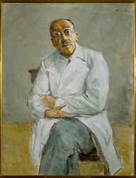 Ritratto del chirurgo professor Ferdinand Sauerbruch (olio su tela)