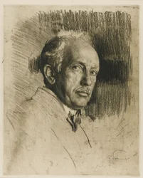 Ritratto del compositore Richard Strauss, 1864-1949