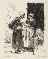 Due donne che conversano