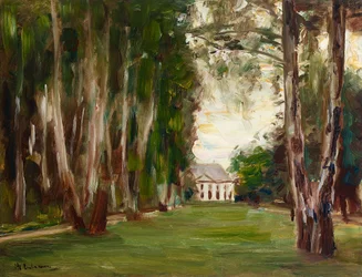 Giardino sul Wannsee con villa