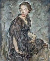 Ritratto di Tilla Durieux (1880-1971), attrice e comica austriaca