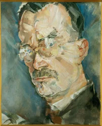 Lo scrittore Thomas Mann (dipinto su tela)
