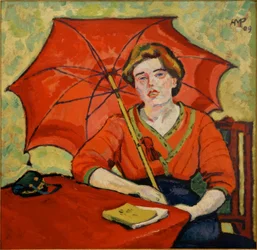 Ritratto in rosso (attrice)