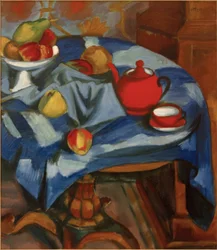 Il servizio da tè rosso