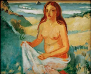 Giovane ragazza al mare