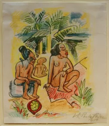 Foto di viaggio Italia - Mari del Sud (Tre donne sedute)
