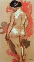 Nudo posteriore in piedi
