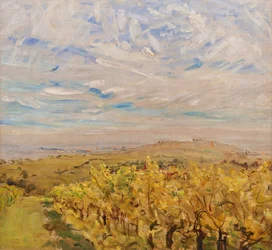 Inizio autunno nel Palatinato. Vigneti vicino a Neukastel, 1927