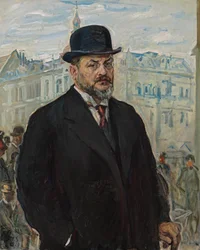 Autoritratto con cappello nero