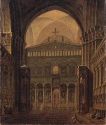 Interno del Tempio di Gerusalemme, 1821