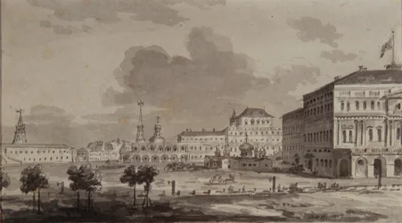 Cremlino di Mosca prima della costruzione del Gran Palazzo del Cremlino