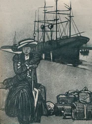La Voyageuse, c1920, 1923